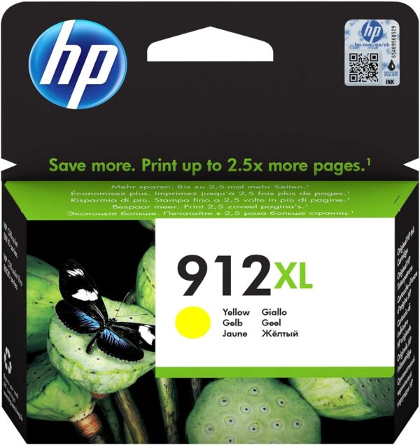 HP 912XL High Yield Yellow Original Ink Cartridge