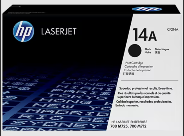 HP 14A Black Original LaserJet Toner Cartridge